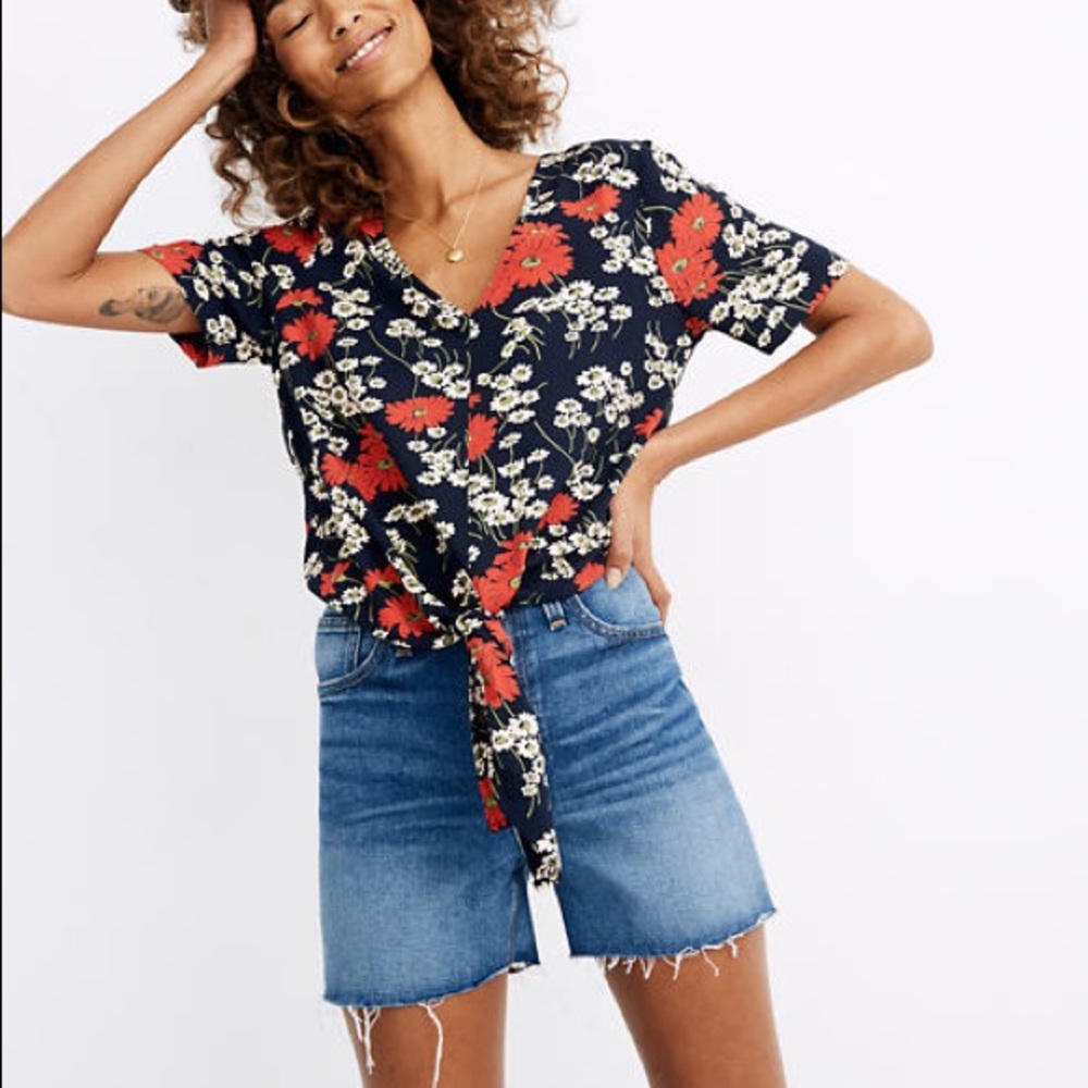 Madewell Perfect Jean Short in Ullman Wash